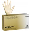 Espeon Nitrilové rukavice NITRIL SPARKLE 100 ks, nepudrované, perleťovo zlaté, 4.0 g Veľkosť: S