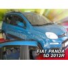 Deflektory na Fiat Panda od 2012 (+zadné)