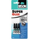 BISON SUPER GLUE MINIS 3 x 1g