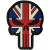 WARAGOD Nášivka 3D UK Punisher 6x4.5cm