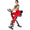 Hop-Sport Cvičebný bicykel Hop-Sport Apeks - skladací fitness bicykel na doma, magnetický ergometer s 10 úrovňami odporu, LCD displej, do 120 kg
