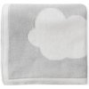 Bambusová deka Obláčik Lullalove šedá