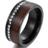 HARAHU Prsteň TR 17035 Čierna/Hnedá KP17035 62mm