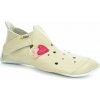 Lang.S by Tikki shoes Ziggy Hearts barefoot capáčky béžovej
