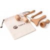Sada na tvárovú maderoterapiu Fabulo Roller Set + darček: plátené vrecúško