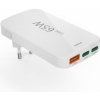 Hama flaches Mini-Ladegerät 65W 2xUSB-C/1xUSB-A, weiß 201976