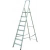 ELKOP Jednostranné hliníkové schodíky ALW 508 - 8 stupňov ELK-ALW508v