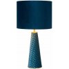 LUCIDE 10501/81/37 EXTRAVAGANZA VELVET Lampička E27 1x40W tyrkysová