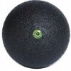 Hladká masážna loptička Blackroll 12 cm x 12 cm čierna