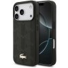Lacoste PU Nomogram Gold Gold MagSafe Zadný Kryt pre iPhone 17 Pro Black LCHMP17LPNOK