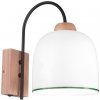 Kolarz | Kolarz A1352.61.G - Nástenná lampa NONNA 1xE27/60W/230V dub/biela/zelená | KL0220