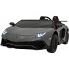 RAMIZ Elektrické autíčko Lamborghini Aventador SV 24V - dvojmiestne - sivé -2X 200W - 24V/14Ah - 2026