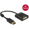 DeLOCK 62601 Adapter DisplayPort auf DVI 4 Passiv DisplayPort Stecker auf DVI-I 24+5 Buchse 20cm černá