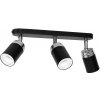 Luminex | Bodové svietidlo RENO 3xGU10/8W/230V čierna/chróm | LU5147