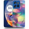 Picasee silikónový čierny obal pre Motorola Edge 50 Neo - Holo