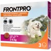 Ihneď k odberu - Frontpro 11 mg žuvacie tablety pre psy 2 - 4 kg 1 x 3 ks
