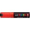 Dekoračný popisovač, 4,5 5,5 mm, UNI Posca PC 7M, červená