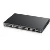 Zyxel XGS2210-52 52-port Managed L2+ Gigabit Switch, 48x gigabit RJ45, 4x 10GbE SFP+ XGS2210-52-EU0101F