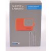 GoPro Sleeve + Lanyard for HERO8/7/6/5 - Orange, ACSST-007