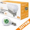 Sada 6 LED žiaroviek E14 7W G45 600lm Farba - neutrálna biela