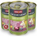 Krmivo pre psa Animonda GranCarno Superfoods Hovädzie + červená repa černice a púpava 400 g