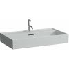 Laufen Kartell umývadlo 80x46 cm obdĺžnik klasické umývadlo sivá/kamenná H8163367591041