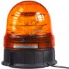 LED maják, 12-24V, 16x3W, oranžový magnet, ECE R65