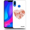 Picasee silikónový prehľadný obal pre Huawei Nova 3 - Veľké srdce