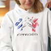 Mikina s potlačou CITROEN Dámsky Biela S