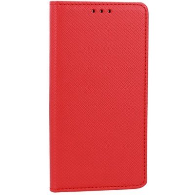 Puzdro Smart Magnet pre Motorola Moto E6 Plus červené.
