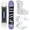 Gravity Trinity 24/25 snowboard + Raven Fastec FT360 white viazanie + Raven Pearl white topánky - 151 cm + M (EU 39-42)