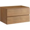 CERANO - Kúpeľňová skrinka pod umývadlo Carole - dub medový - 99x48x45 cm