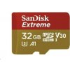 SanDisk MicroSDHC karta 32GB Extreme (100MB/s, Class 10, UHS-I U3 V30) + adaptér