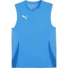 Pánske športové tielko Puma, TEAMGOAL SLEEVELESS JERSEY modrá,biela L
