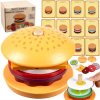 Montessori drevený hamburger Kruzzel 22673