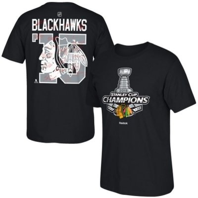 Reebok Tričko Chicago Blackhawks 2015 Stanley Cup Champions Signature