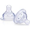 Nuby Silikónový cumeľ na fľasu od 0 - 12 mesiacov (906), 2ks