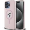 Karl Lagerfeld Liquid Silicone Karl and Choupette Magsafe iPhone 15 Pro Pink KLHMP15LSCMKCRHP