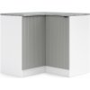 Rohová kuchynská skrinka spodná - LAM ND - Dvierka GISEL