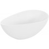 MEXEN - Parma voľne stojaca vaňa z liateho mramoru 160 x 95 cm, biela mat 57231609500