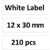Niimbot štítky RP 12x30mm 210ks White pro D11 a D110