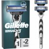 Holiaci strojček GILLETTE Mach3 + hlavice 2 ks (7702018020676)