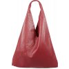 NovaKabelka.sk Alma Rossa Scura kožená talianska kabelka červená