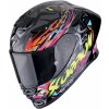 SCORPION prilba EXO-R1 EVO II AIR Savage black/blue/pink - XS