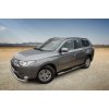 Steeler Nerezové bočné rámy s plechovými stupňami MITSUBISHI OUTLANDER 2012-2015