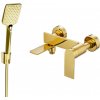 MEXEN/S - Zero SET vaňová batéria s príslušenstvom R62, zlatá 7113R62-50