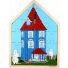 Barbo Toys Moomin - Wooden baby puzzles - House uni