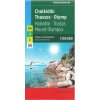 mapa Chalkidiki, Thasos, Olymp 1:150 t.