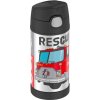 Detská termoska Thermos FUNtainer 355 ml Hasiči - čierna-strieborná