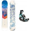 Gravity Mist 24/25 dámsky snowboard + Raven Fastec FT360 black/mint viazanie + zľava 16 € na príslušenstvo - 142 cm + S (EU 35-40)